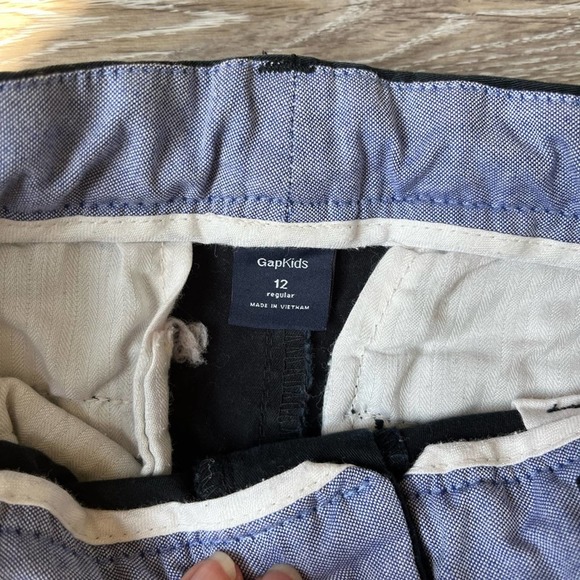 Lot of 2 Pairs of Girl Navy Blue Gap Uniform Pants | Adjustable waist | Size 12 - Picture 4 of 7